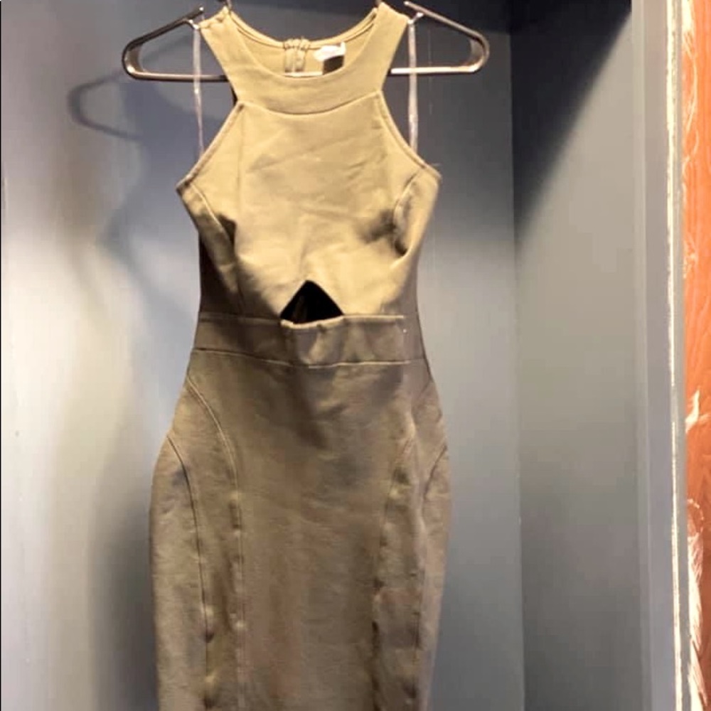 Cut out tight fit dress